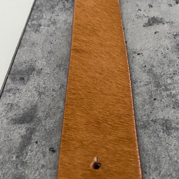 Ariat Genuine Leather Tan Hair on Hide Belt Small main image 4